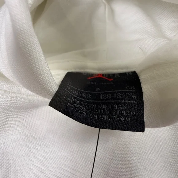 Jordan Youth Colorblock Hoodie NWT Sz S Tan/Cream, Basketball Back to School - Picture 6 of 12